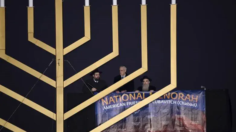 הדלקת חנוכיית ענק בוושינגטון, 2015