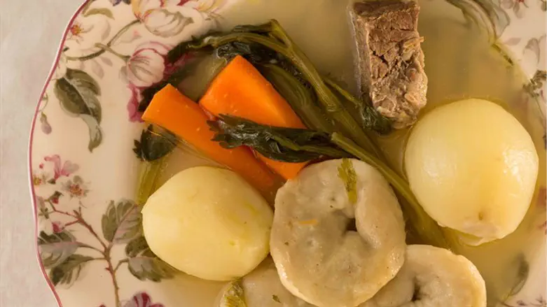 מרק בשר וקרפלך