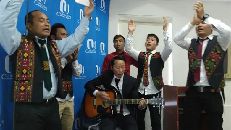 Bnei Menashe celebrate Hanukkah in Israel