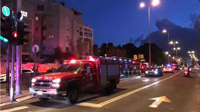 Пожар в Иерусалиме. Иллюстрация