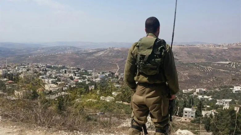 Солдат ЦАХАЛа в Иудее и Самарии