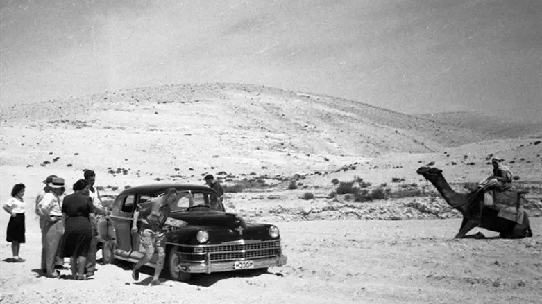 מכוניתה של גולדה מאיר בחולות