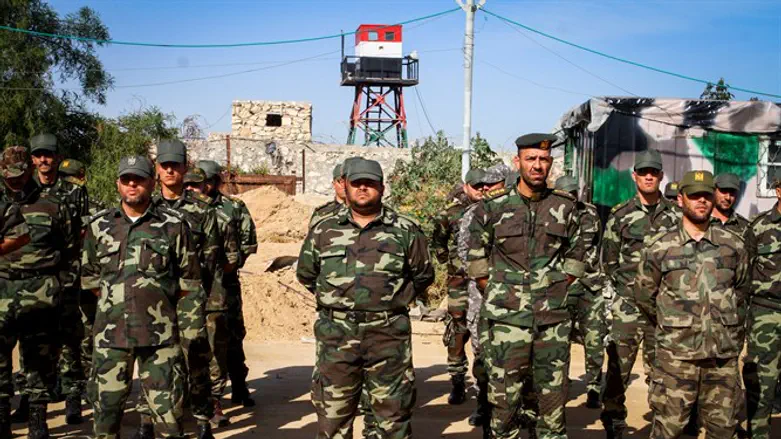 Hamas terrorists in Gaza