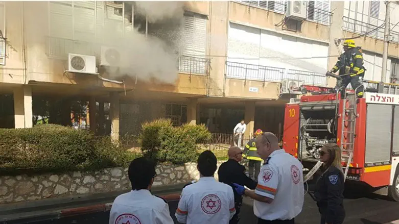 שריפה בבת ים