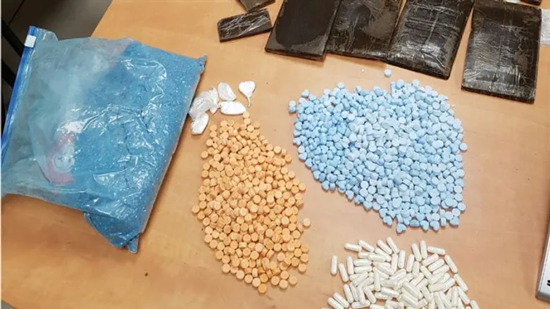 חלק מהסמים שנתפסו