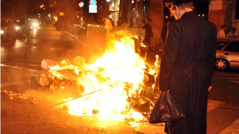 הפגנות בירושלים. למצולמים אין קשר לידיעה