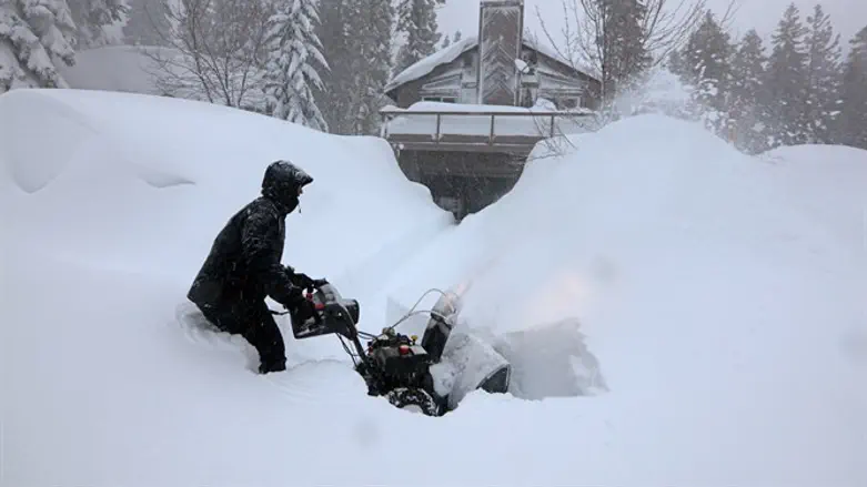 סופת שלגים. ארכיון