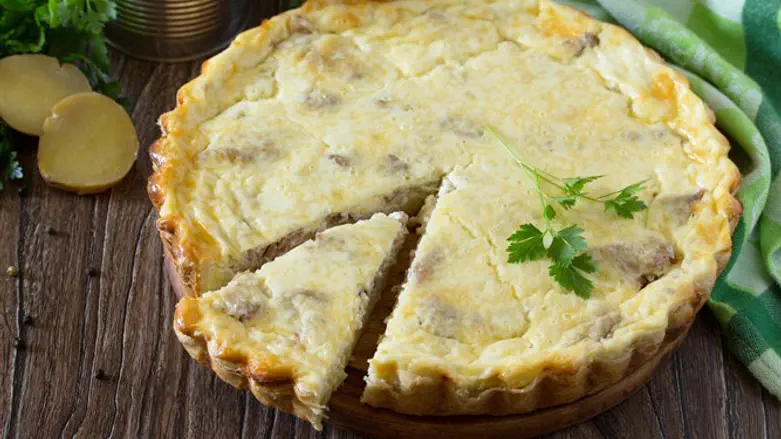 קיש פשטידה חלבי בישול אפיה מתכון מתכונים מטבח אוכל