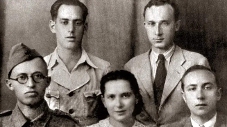 בגין בצעירותו בצבא פולין