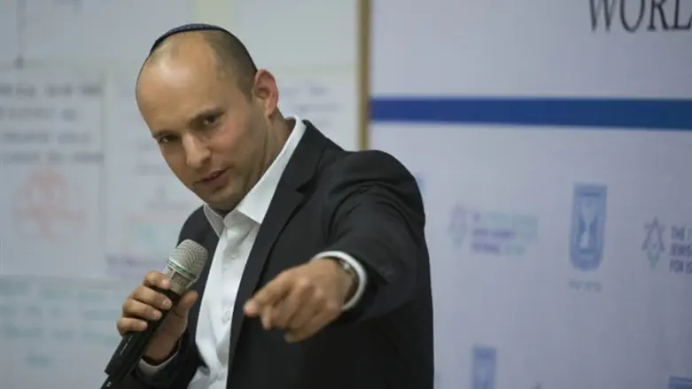 Economy Minister Naftali Bennett