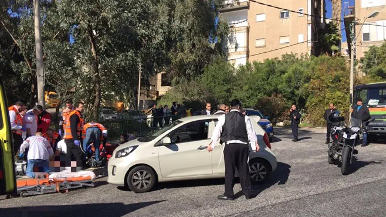 Haifa shooting scene