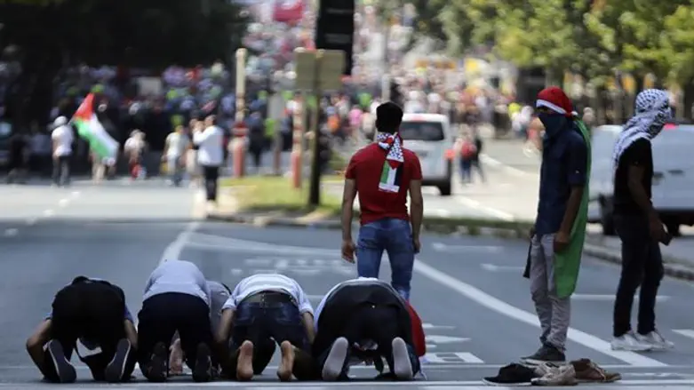 הפגנה נגד ישראל בבלגיה, 2014