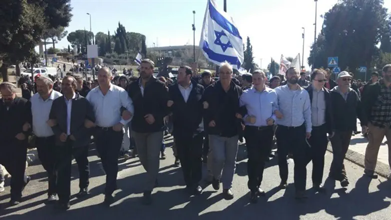 ראשי ההתיישבות צועדים