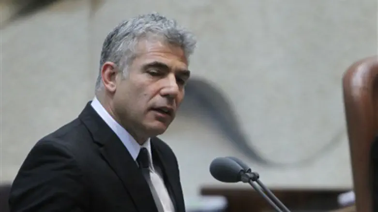 Yair Lapid in Knesset