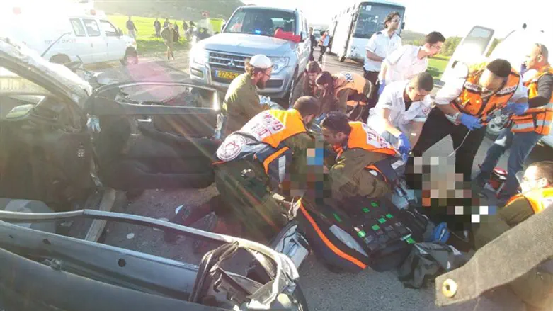 תאונת דרכים קשה