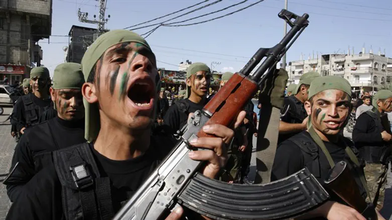 Боевики группировки ХАМАС. Иллюстрация