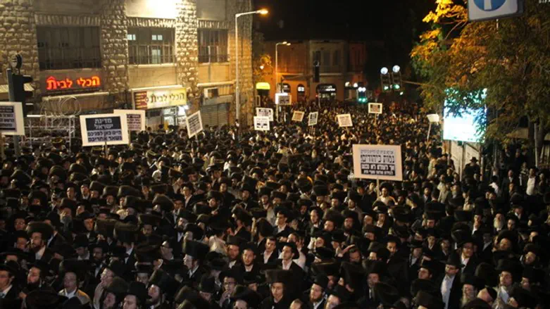 מחאה בכיכר השבת