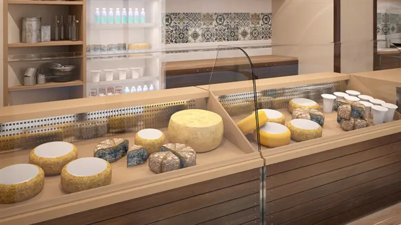 גבינות במעדניה