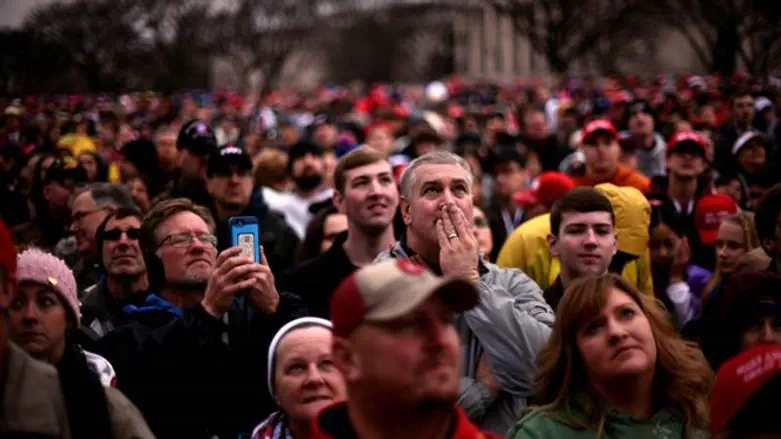 אמריקנים בהשבעת טראמפ