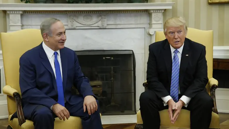 ציפיות נמוכות. טראמפ ונתניהו בבית הלבן