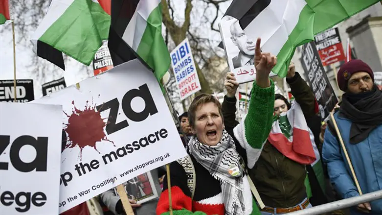 Demonstration against Israel in the US 