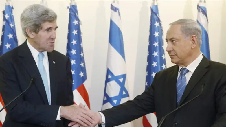 Биньямин Нетаньяху и Джон Керри