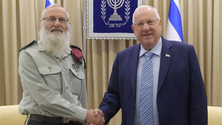 Rabbi Karim and President Rivlin