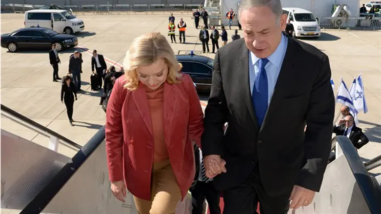 תובעים. בני הזוג נתניהו