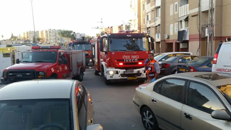 Пожар в Димоне