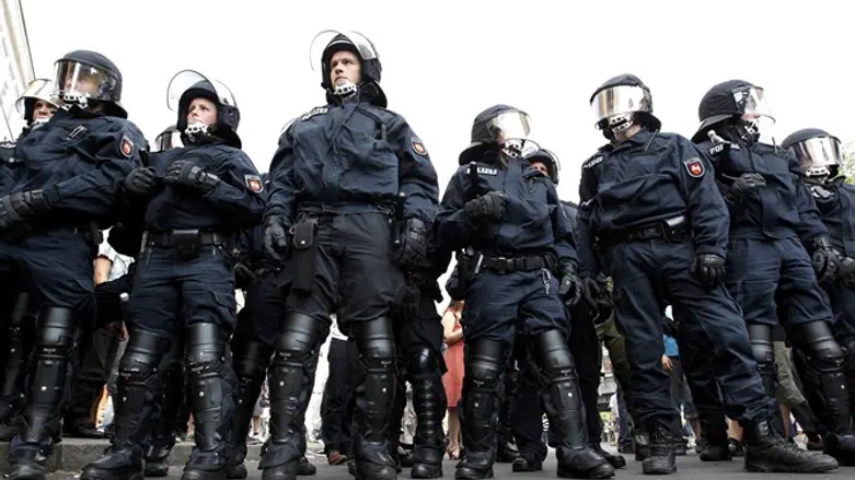 German Riot Police