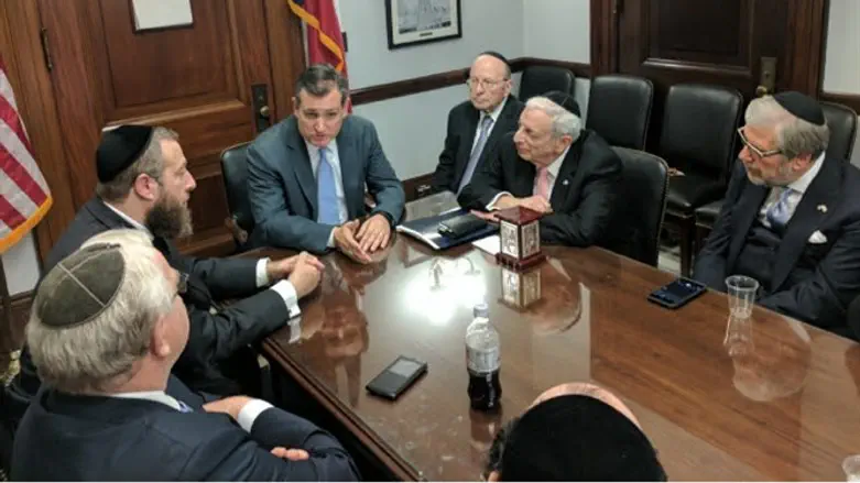 Senator Ted Cruz meets with US-Israel Alliance mission