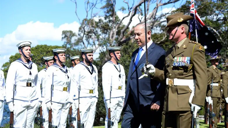 נתניהו באוסטרליה