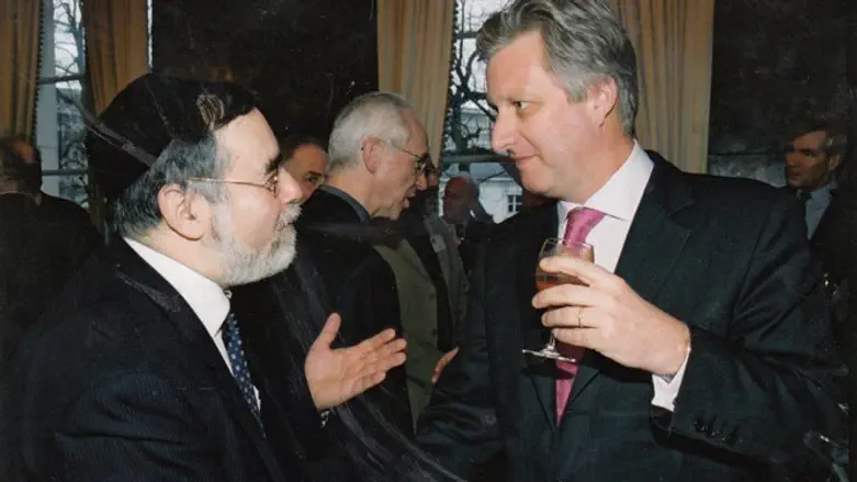 Rabbi Gigi and King of Belguim
