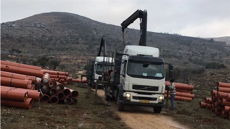 העבודות בשטח