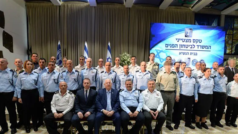 הטקס בבית הנשיא