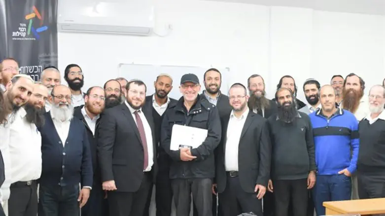 Bermeister meeting with the Rabbis