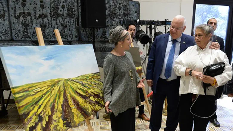 יצירות שהן מעל לוויכוח הפוליטי. התערוכה בבית הנשיא