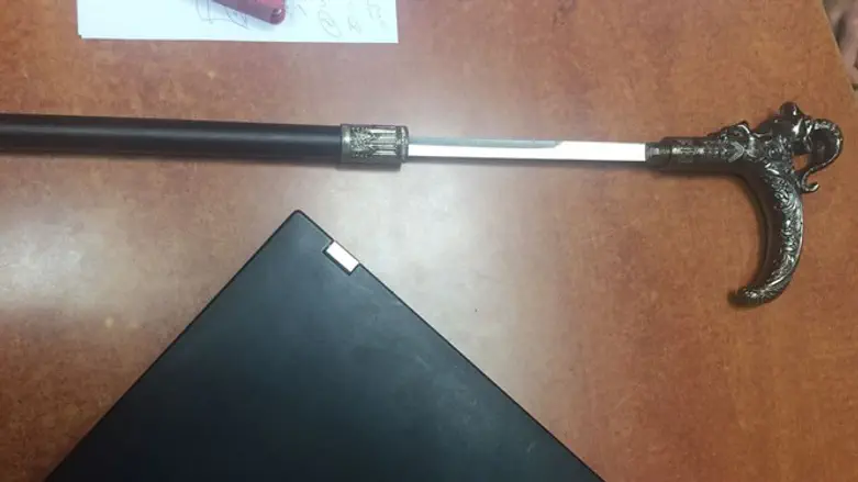 Складная "шпага" в обычной трости