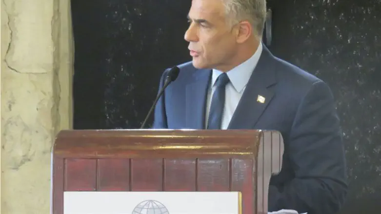 לפיד בכנס המכון למדיניות העם היהודי