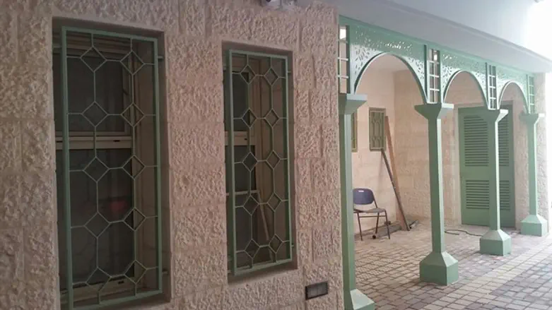 מבנה מפואר באתר ההיסטורי