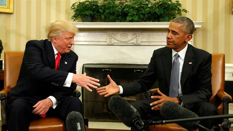 אובמה וטראמפ