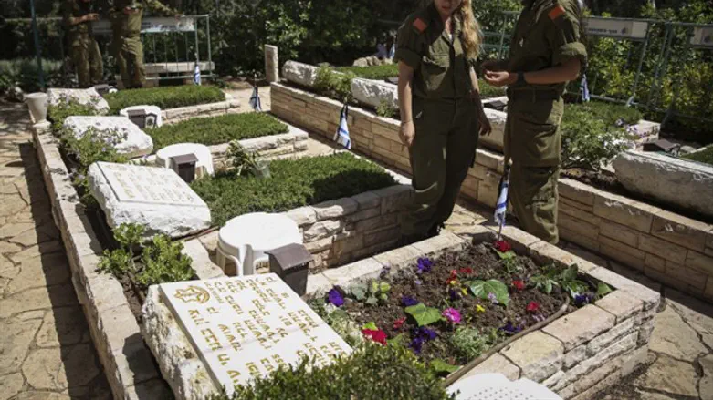 Military cemetery (illustrative)