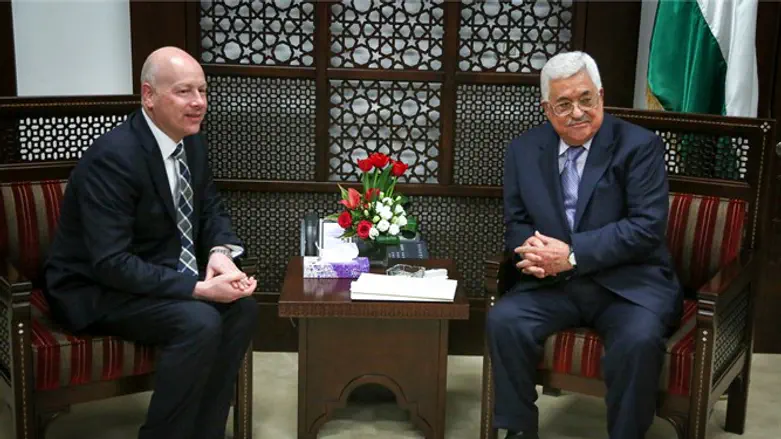 Jason Greenblatt and Mahmoud Abbas