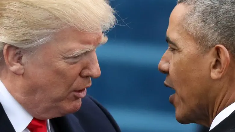 Трамп и Обама