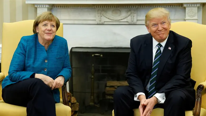 Merkel and Trump
