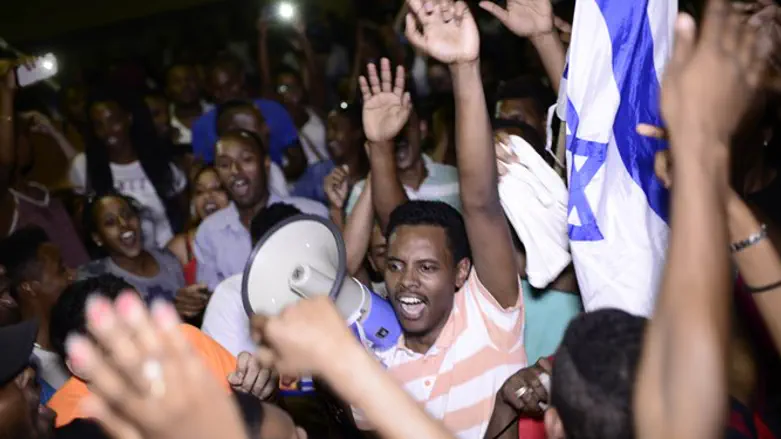 מחאת יוצאי אתיופיה, אילוסטרציה