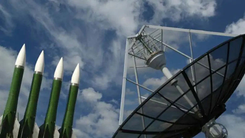 Air defense. Illustration 