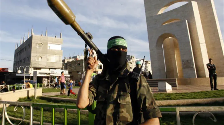 Террорист ХАМАСа в Газе