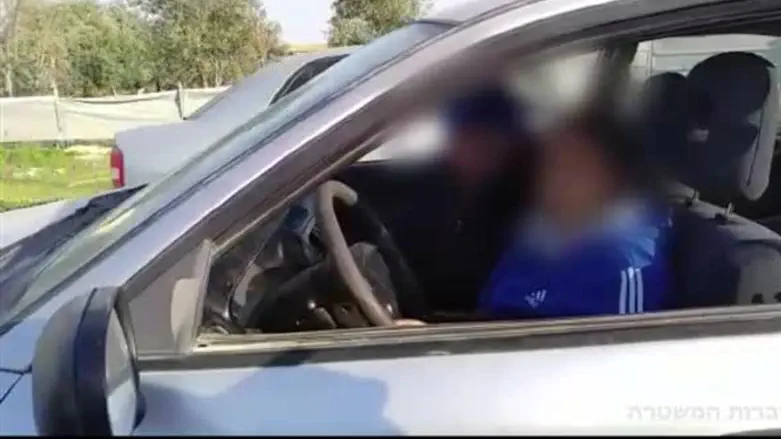 14-year-old behind the wheel