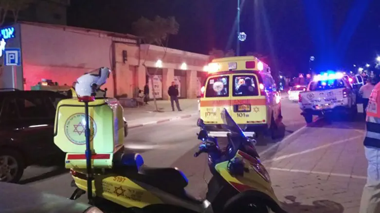 site of Lod stabbing attack
